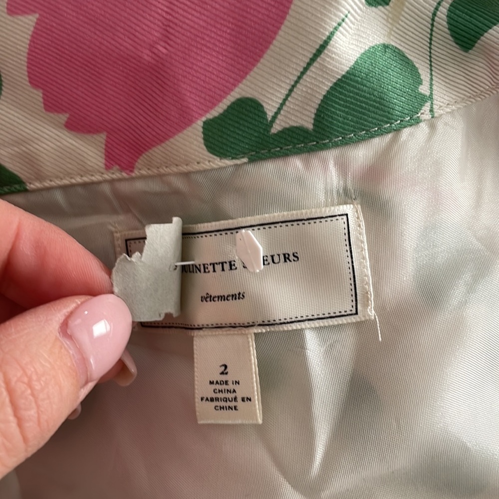 ANTHROPOLOGIE Moulinette Soeurs silk floral dress
pastel floral print pockets - Picture 10 of 16